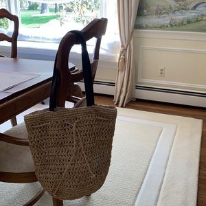 Scoop NYC Straw HOBO Beach Bag